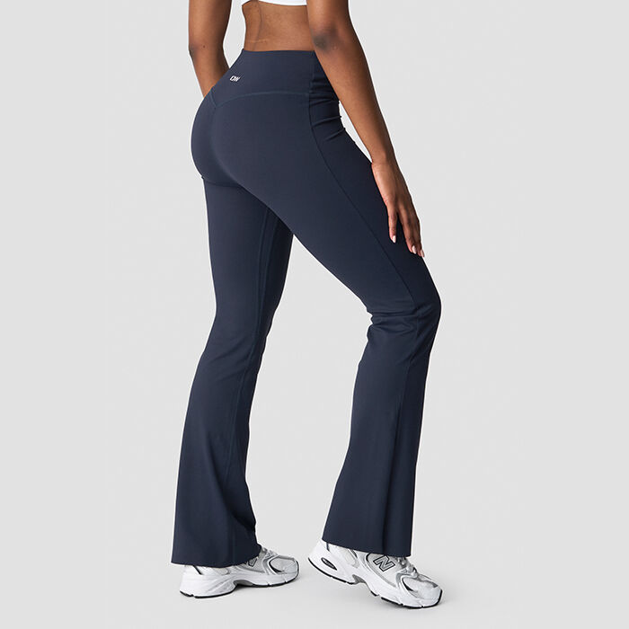 Nimble Flared Tights Marinbl&aring;