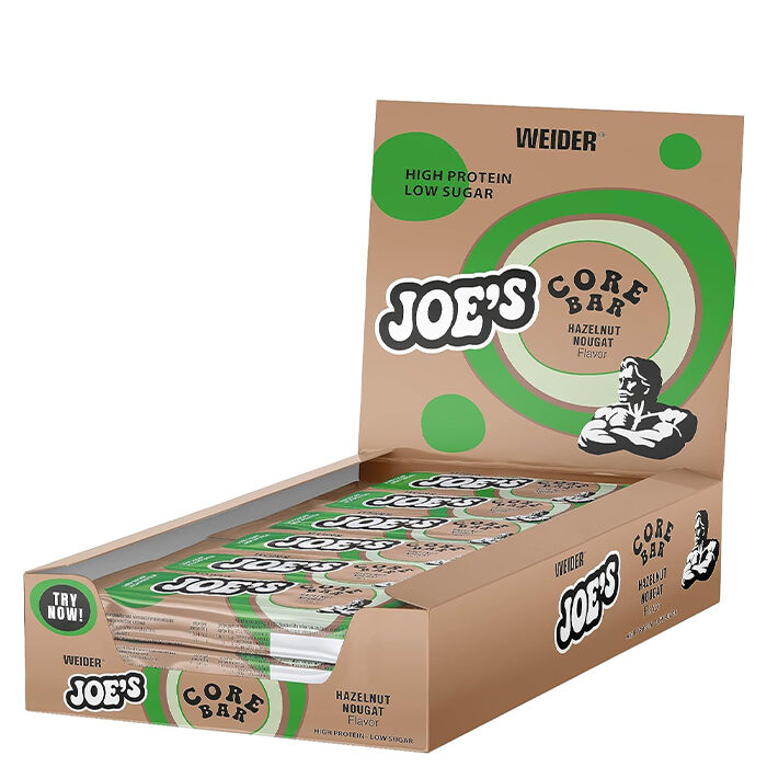 12 x JOE's Core Protein Bar 45 g Nougat Hazelnut