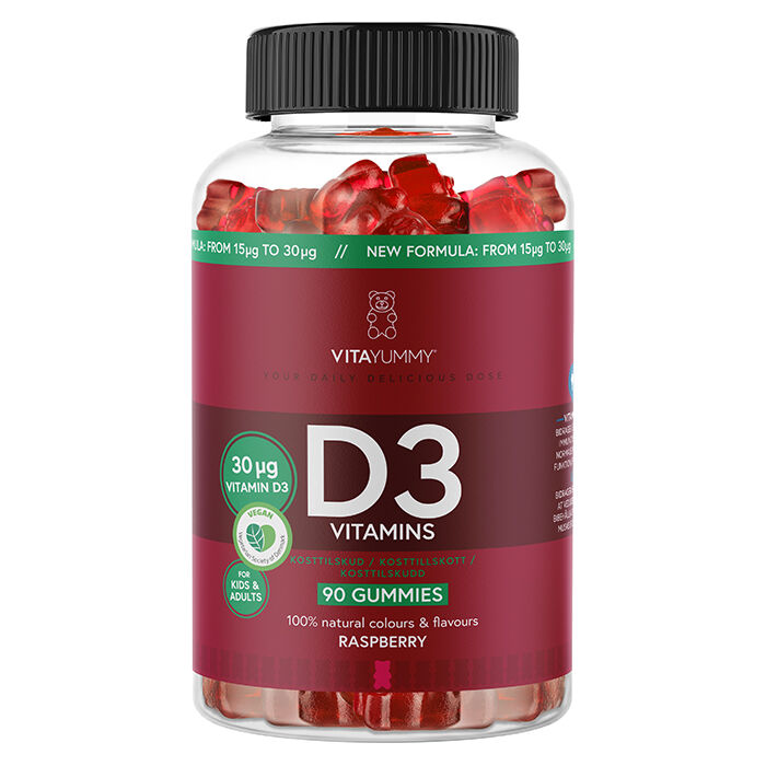 37 D3 Vitamin Hindb&aelig;r 90 st Gummies