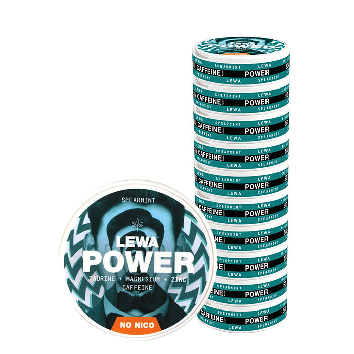 10 x LEWA Functional NoNic0 POWER Spearmint