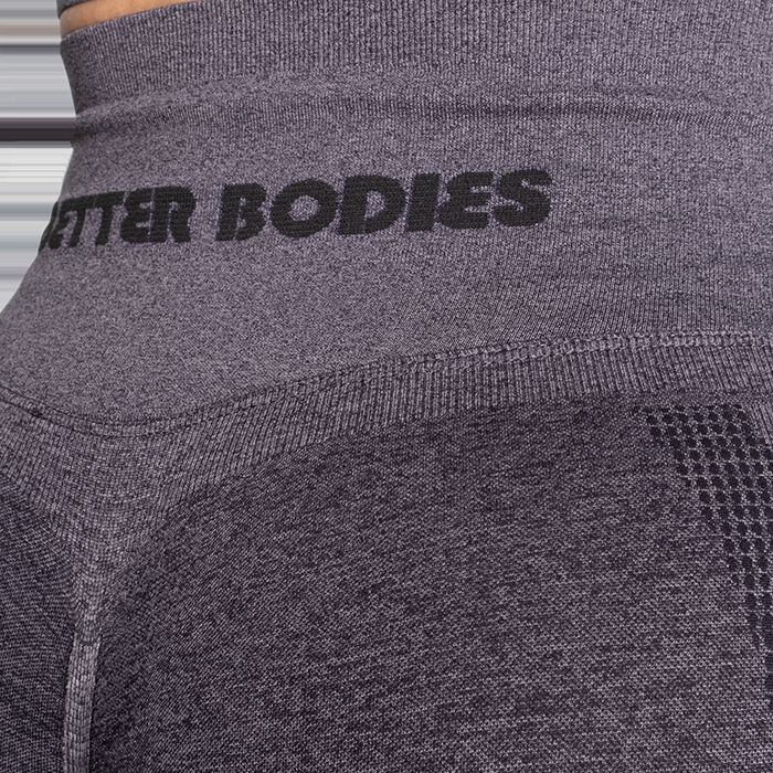 Curve Scrunch Leggings, Black Melange