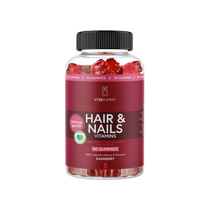 Hair & Nails Vitamins Hindb&aelig;r 90 stk. Gummies