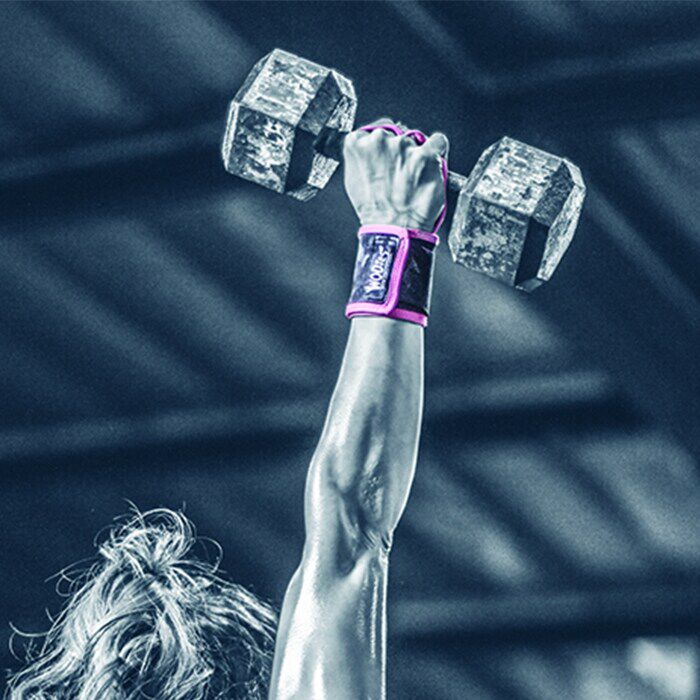 WODies Grip and Wrist Support Pink