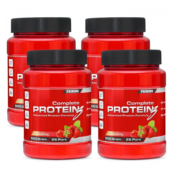 BIG BUY 4 x Komplet Protein Blandet protein 900 g