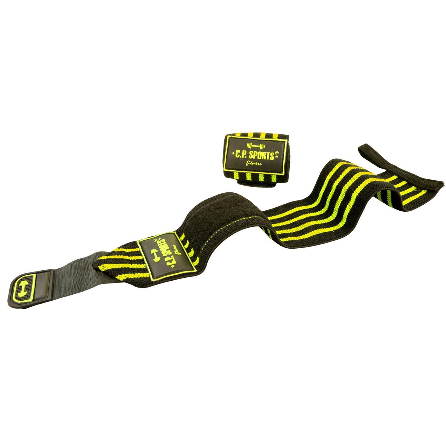 Strongman h&aring;ndledsbind 50 cm Sort Gul  