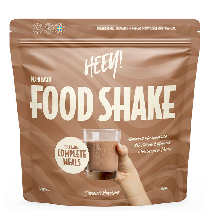 Vegansk Food Shake M&aring;ltidserstatning 1400 g Hasseln&oslash;ddechokolade