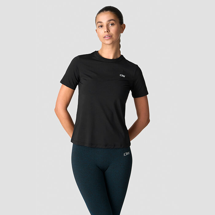 Training T-Shirt High Neck Wmn, Black