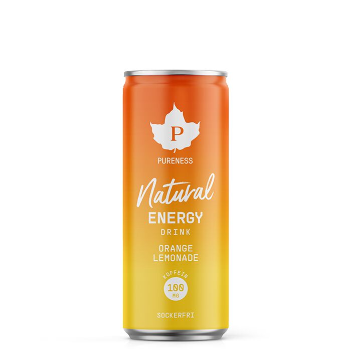 Naturlig energidrik 330 ml Appelsin Lemonade Apelsin