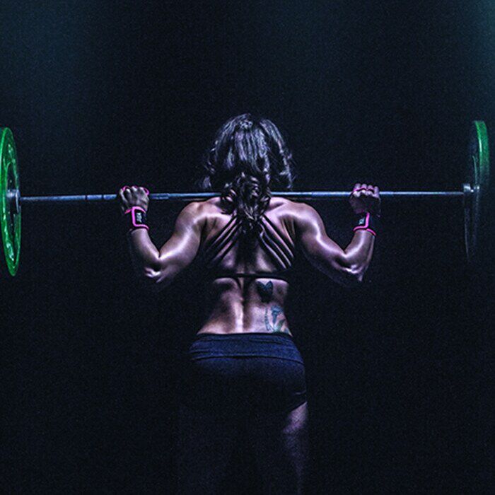 WODies Grip and Wrist Support Pink