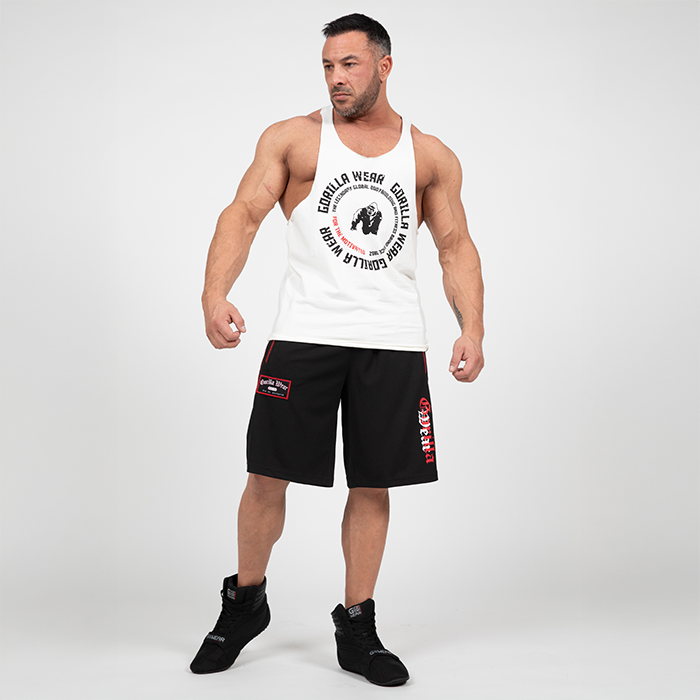 Marlow Mesh Shorts Sort R&oslash;d