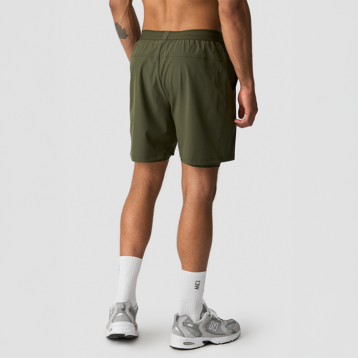 Workout 2-i-1 Shorts Gr&oslash;n