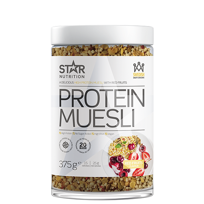 Protein Muesli, 375 g red_fruits