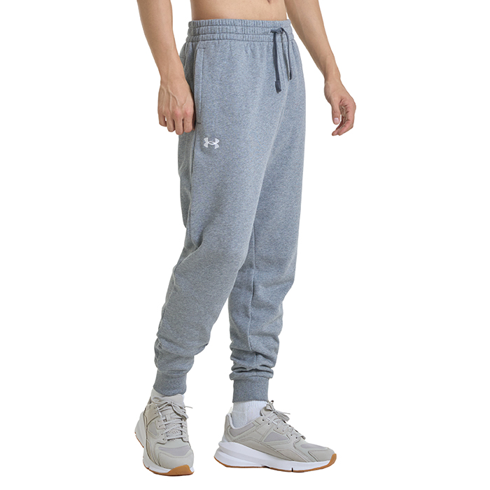 UA Rival Fleece Joggers, Castlerock Light Heather