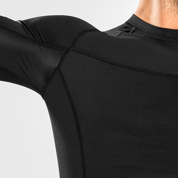 G-Fit Air Rashguard Lang&aelig;rmet Sort