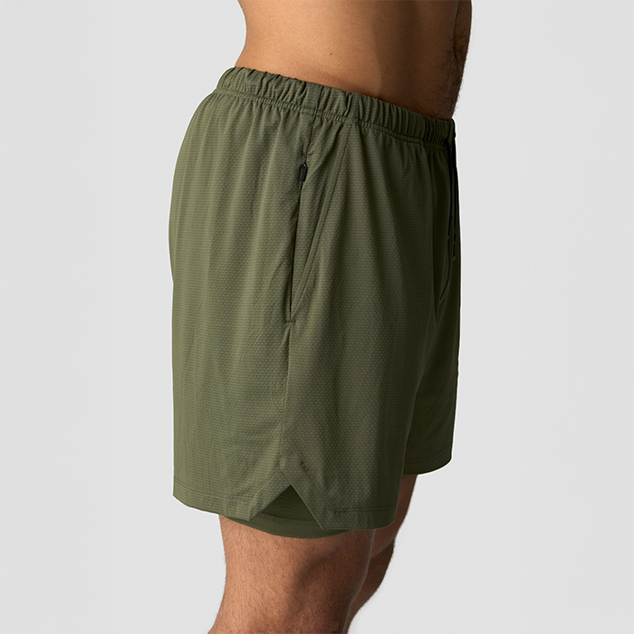 Stride 2-i-1 Shorts Gr&oslash;n