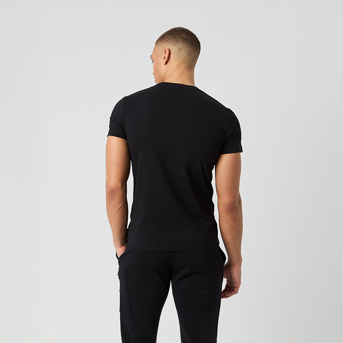 Centre T‑shirt Sort