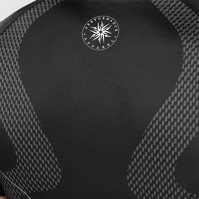 Nexus Rashguard Kort&aelig;rmet Sort S&oslash;lv