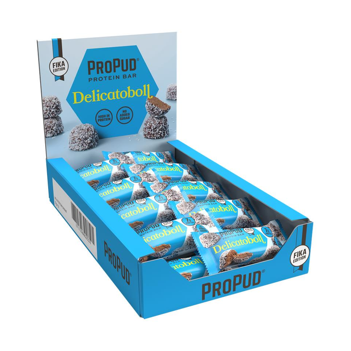 18 x ProPud Protein Bar 23 g Delicatoboll