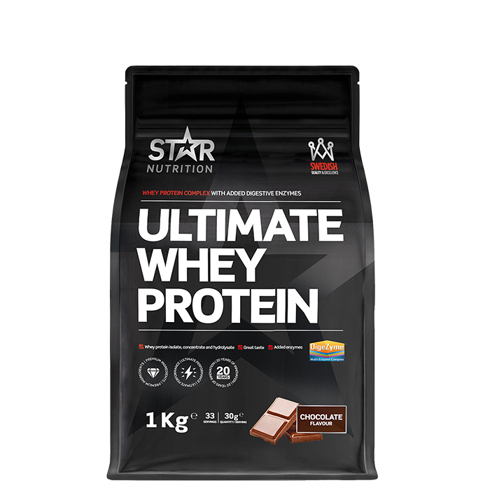 Ultimate Whey Valleprotein 1 kg chocolate
