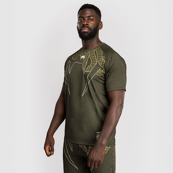 Serpenti Dry Tech T-shirt Khaki Bronze Ivory