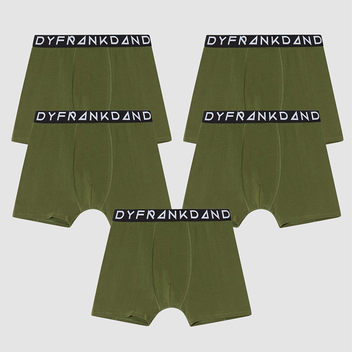 Boxershorts 5 pack Gr&oslash;n