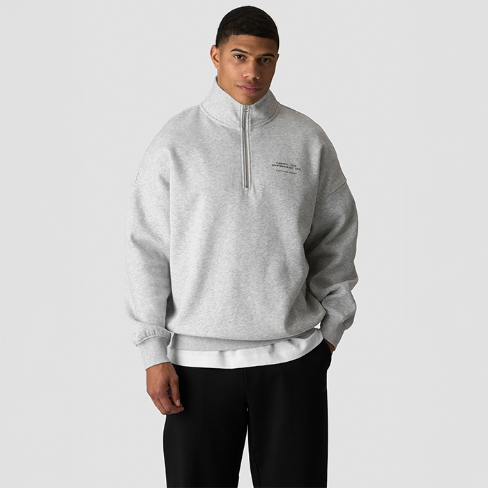 Everyday 1/4 Zip Tr&oslash;je Gr&aring;