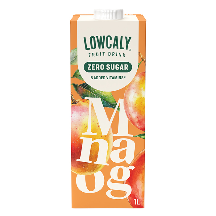Lowcaly Frugtdrik 1000 ml White Peach