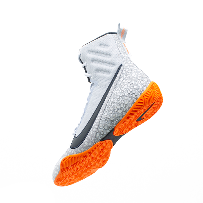 Nike Machomai 3 Boksesko Hvid Orange