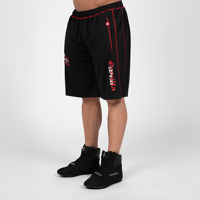 Marlow Mesh Shorts Sort R&oslash;d