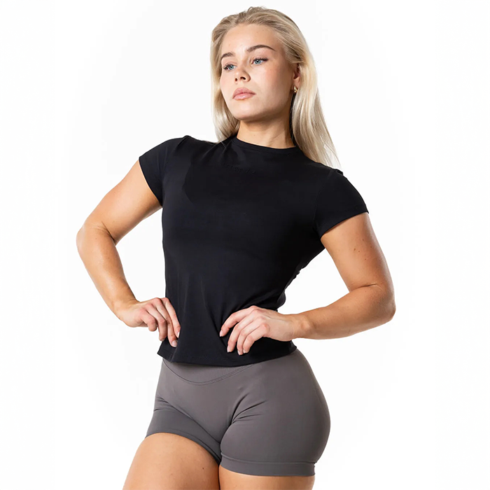Aura Peach T‑shirt Sort