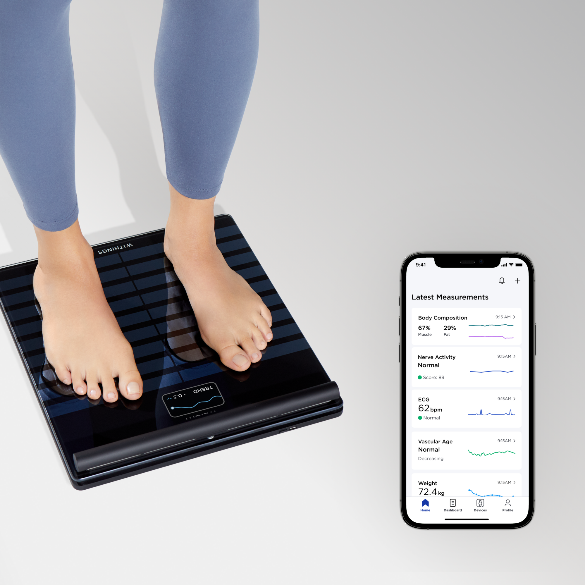 Body Scan Diagnostisk Personv&aelig;gt Sort