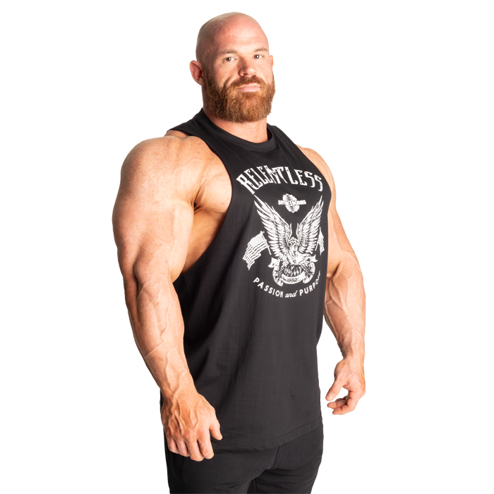 Relentless Cut Out T‑Shirt Sort Hvid