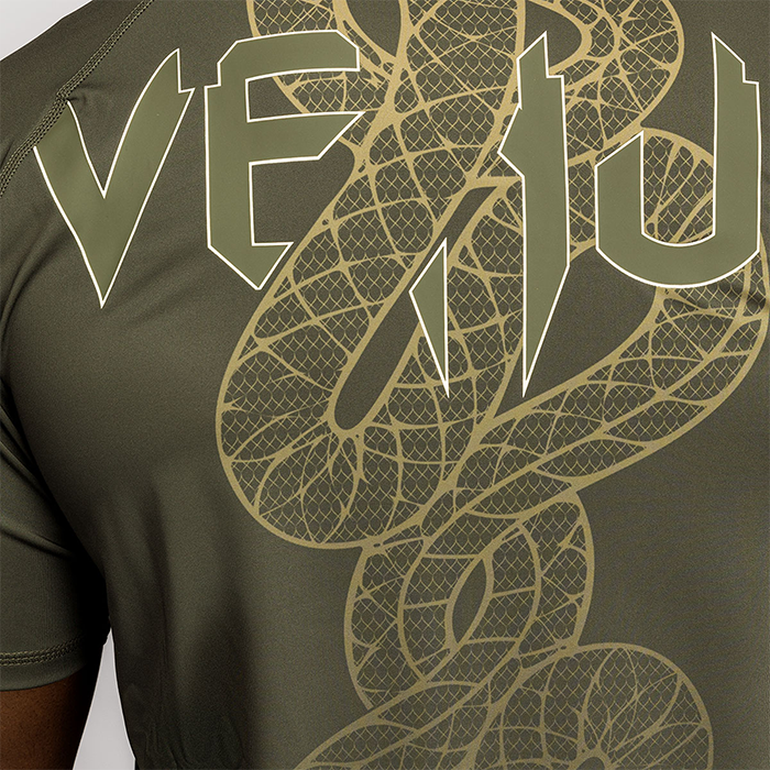 Serpenti Dry Tech T-shirt Khaki Bronze Ivory