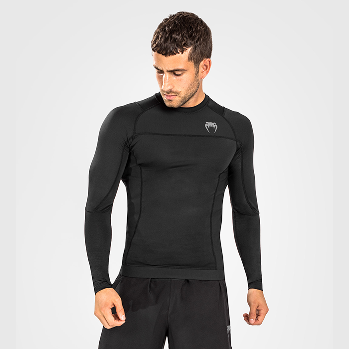 G-Fit Air Rashguard Lang&aelig;rmet Sort