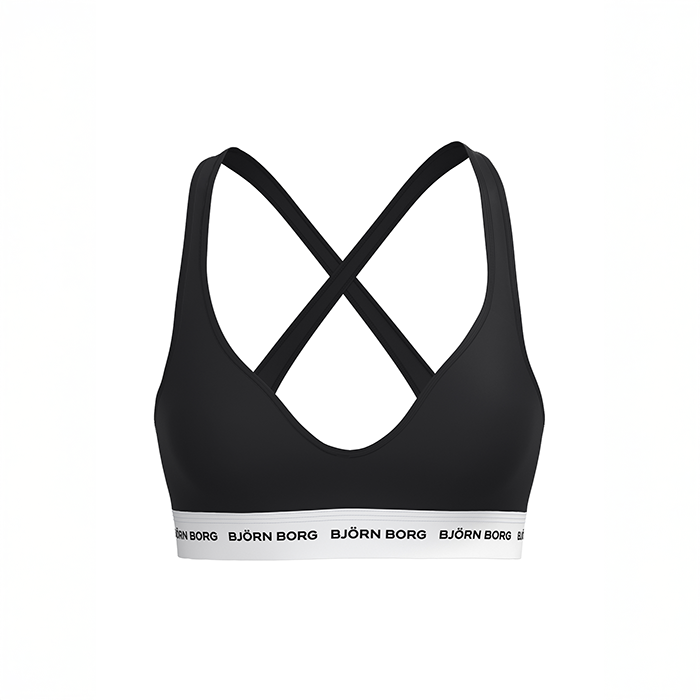 Logo Bralette BH Sort