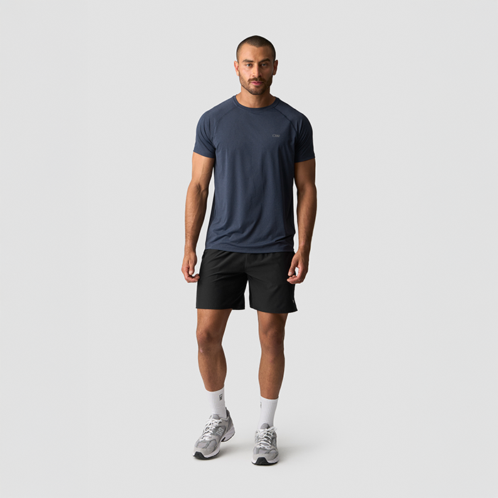 Workout Melange T-shirt Bl&aring;