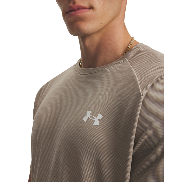 Tech Textured T-shirt Beige