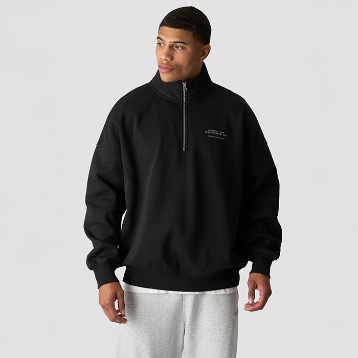 Everyday 1/4 Zip Tr&oslash;je Sort