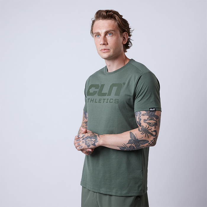 CLN Promo T-shirt, Moss Green