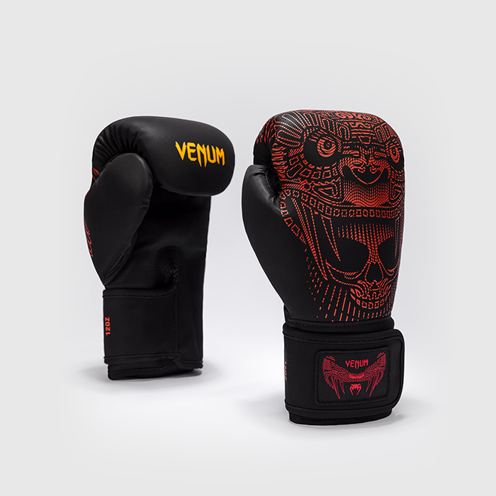 Venum Quetzal Fury Boksehandsker Sort R&oslash;d Orange