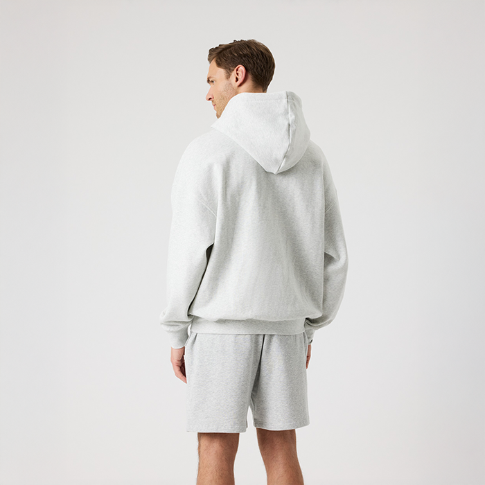 Oversized Hoodie Lysegr&aring;
