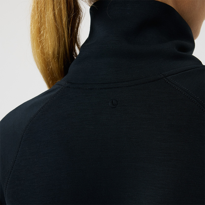 Studio Soft Half‑Zip Sweatshirt Sort