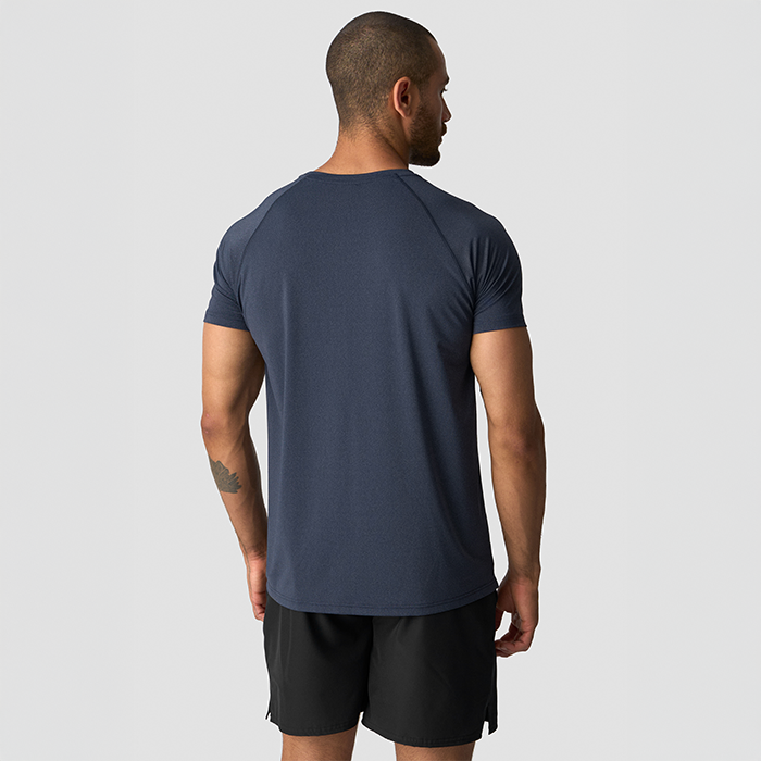 Workout Melange T-shirt Bl&aring;