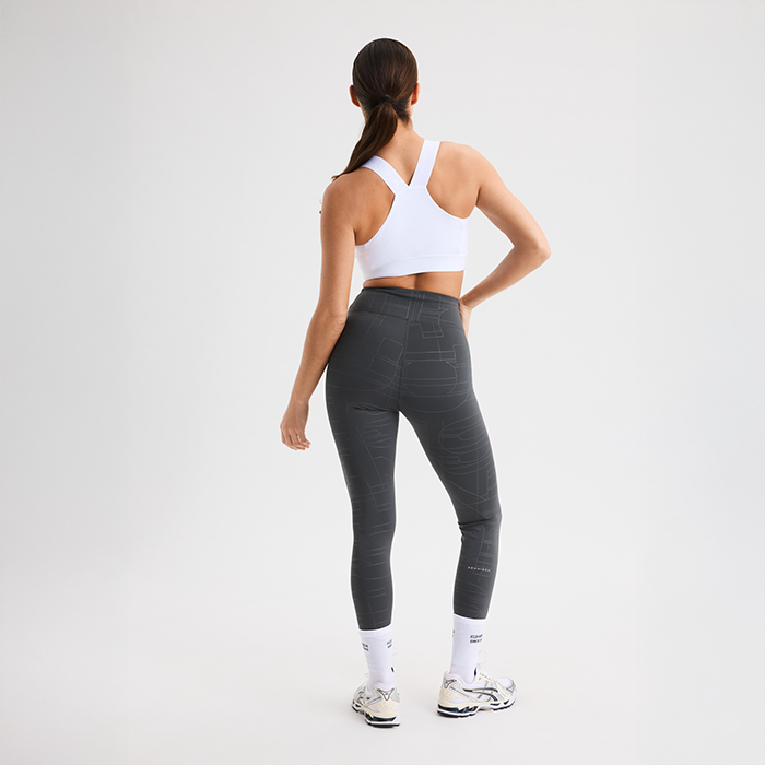Logo Effect Emboss Tights Gr&aring;