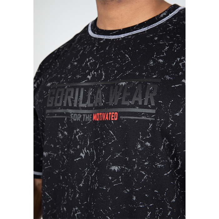 Saginaw Oversized T-Shirt, Washed Black