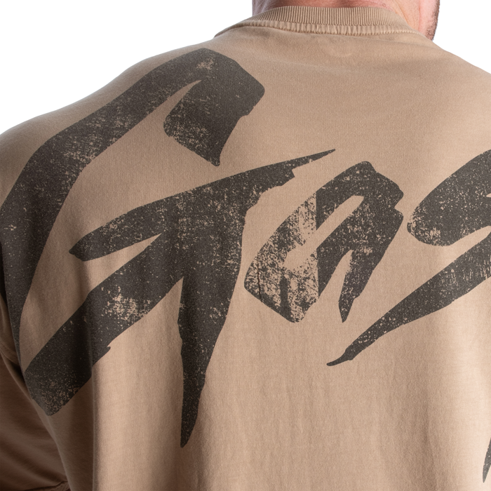 Washed T-shirt Beige