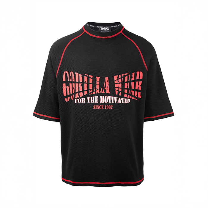 Finley Oversized T-shirt Sort R&oslash;d