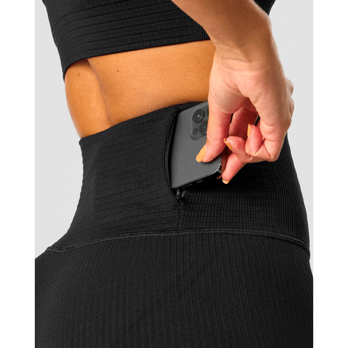 Ribbed Define Seamless Pocket Tights Sort