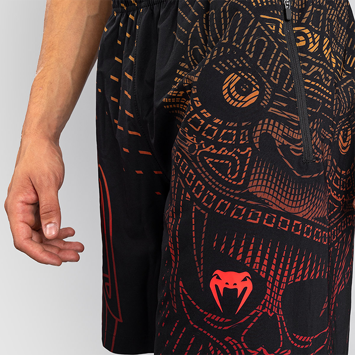 Venum Quetzal Fury Tr&aelig;ningsshorts Sort R&oslash;d Orange