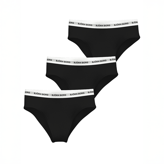 Logo High Waist Brief 3‑pak Multipack